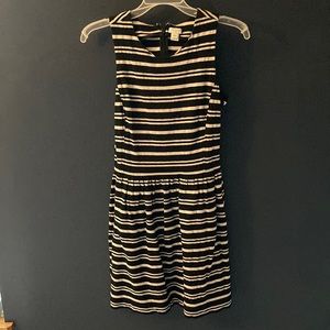J. Crew Sleeveless Striped Sundress